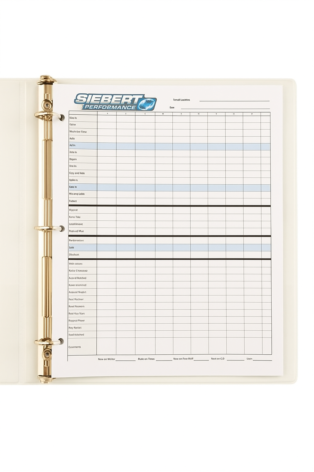 Bracket Racing Log Book